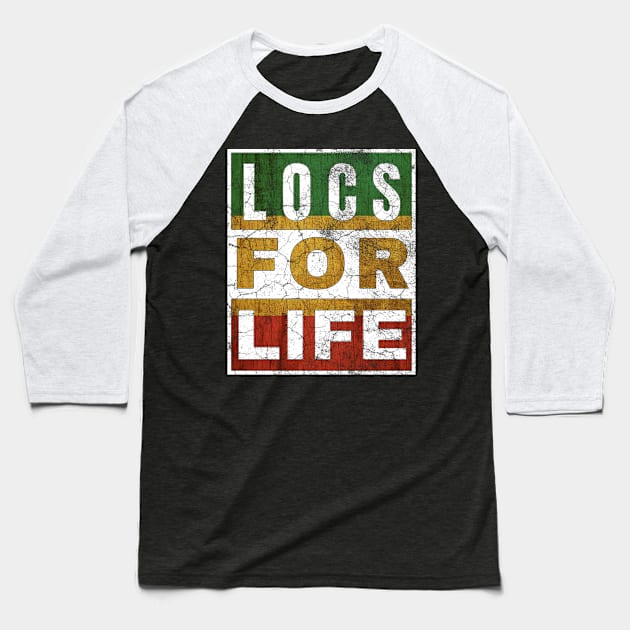 Locs for Life Baseball T-Shirt by IndiPrintables